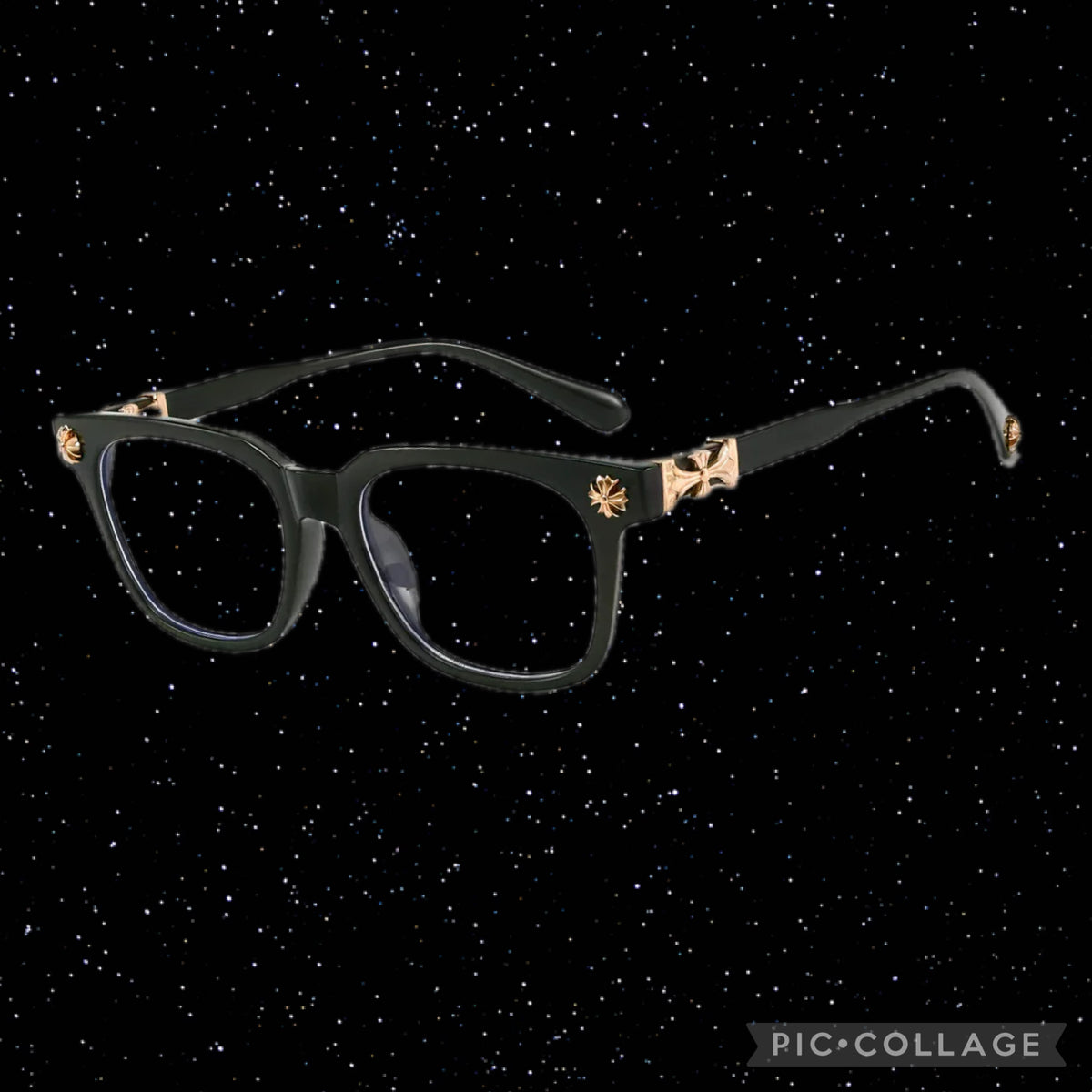 Chrome glasses